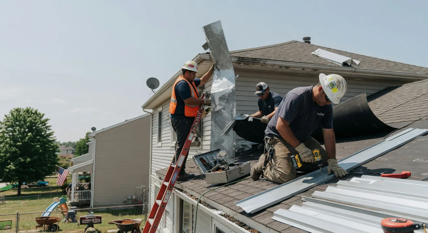 Storm Damage Metal Roof Repair in Mosquero, NM
